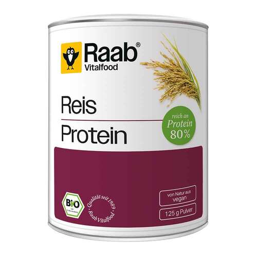 Raab Vitalfood Reisprotein Bio Pulver - 1