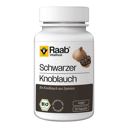 Raab Vitalfood Schwarzer Knoblauch Kapseln - 1