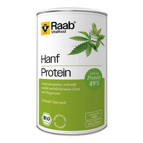 Raab Vitalfood Hanf Protein Bio Pulver - 1