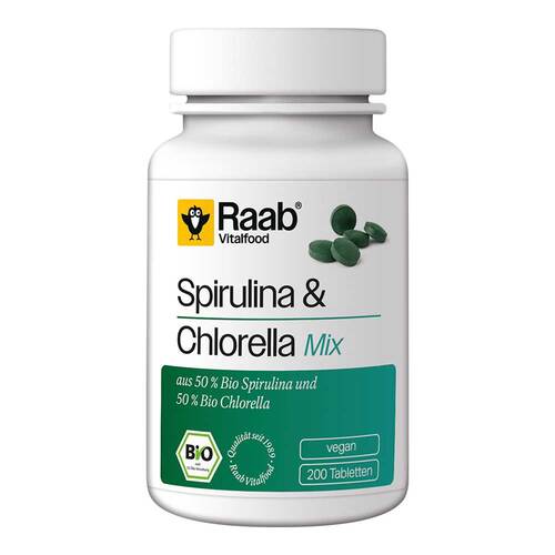 Raab Vitalfood Spirulina + Chlorella Bio Pulver - 1