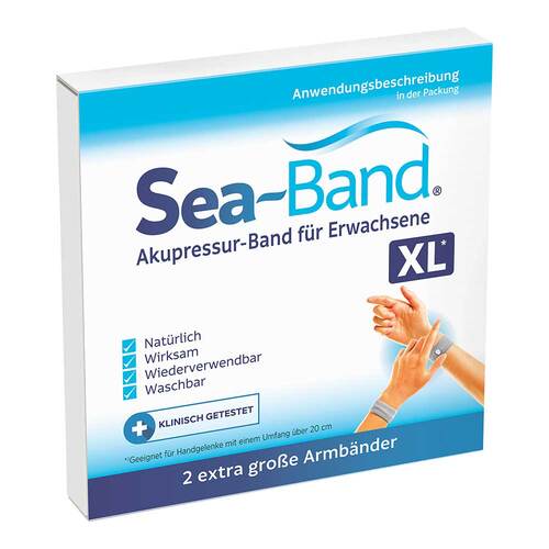 Sea-Band Akupressurband f&uuml;r Erwachsene XL grau - 1