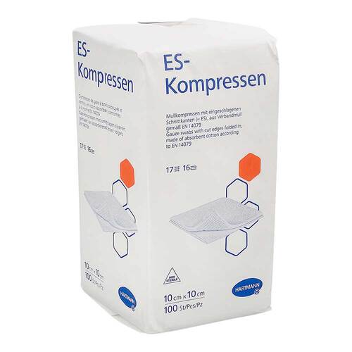 ES-Kompressen unsteril 10x10 cm 16fach - 1