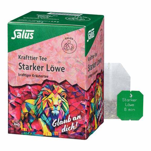 Krafttier Tee Starker L&ouml;we Bio Salus Filterbeutel - 1