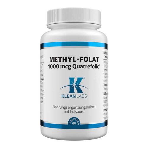 Methyl Folat 1000 µg Klean Labs Tabletten - 1