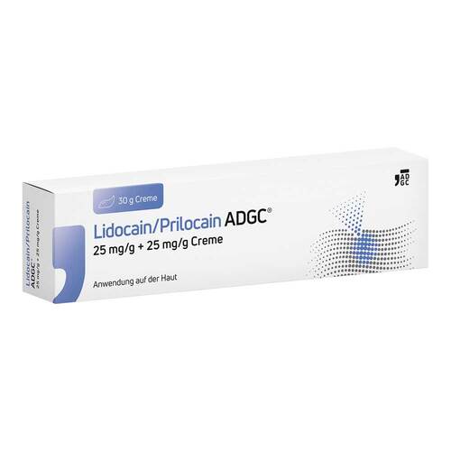 Lidocain / Prilocain ADGC 25 mg / g + 25 mg / g Creme - 1