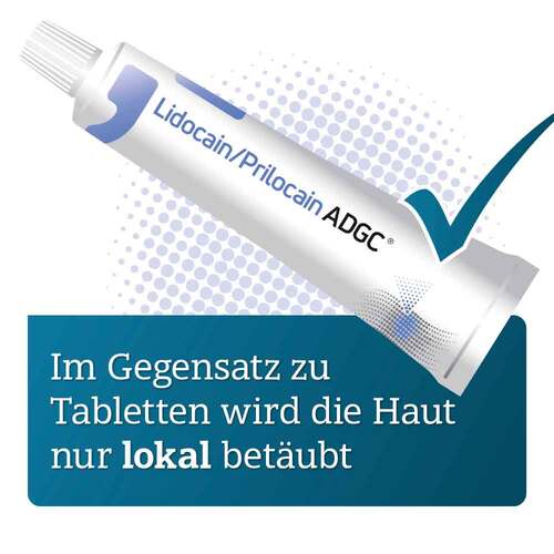 Lidocain / Prilocain ADGC 25 mg / g + 25 mg / g Creme - 4