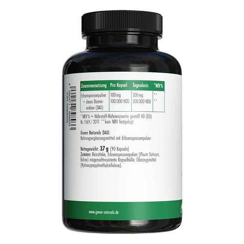 Green Naturals Dao 100mg veg.zum Histaminabbau Kps - 2