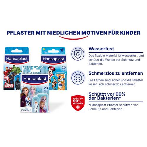 Hansaplast Kinder Pflasterstrips Marvel - 6