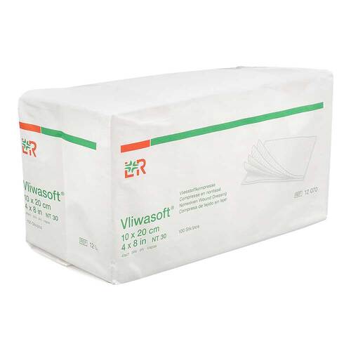 Vliwasoft Vlieskompressen unsteril 10x20 cm 4l. - 1