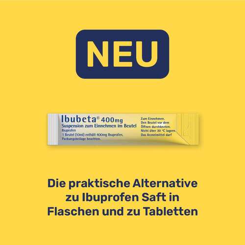 Ibubeta 400 mg Suspension zum Einnehmen im Beutel - 2