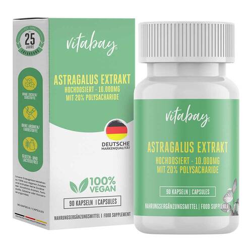 Astragalus Extrakt 10.000 mg hochdosiert Kapseln - 1