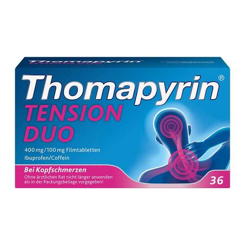 Thomapyrin TENSION DUO 400 mg / 100 mg Filmtabletten - 1