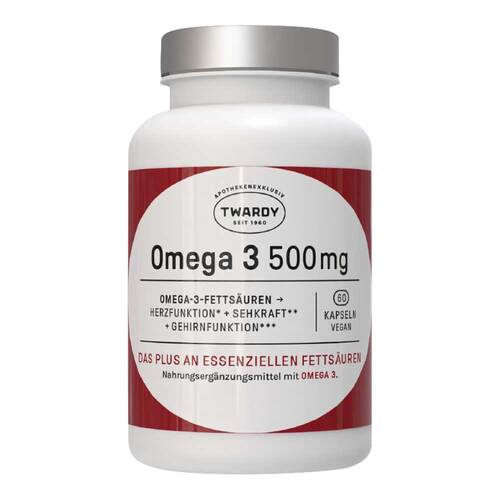 Omega-3 500 mg Algen&ouml;l vegan Kapseln - 1