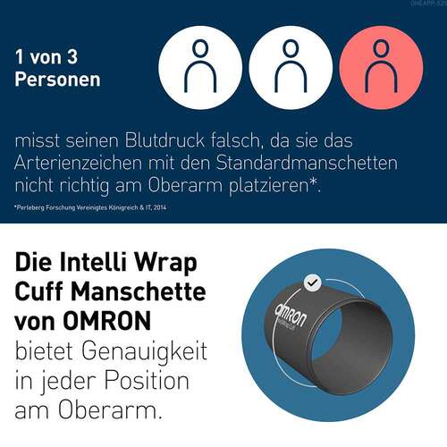Omron M4 Connect Afib Oberarm Blutdruckmessger&auml;t - 6