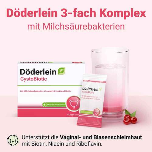 D&ouml;derlein Cystobiotic Milchs&auml;urebakterien + Cranberry Pulver  - 2