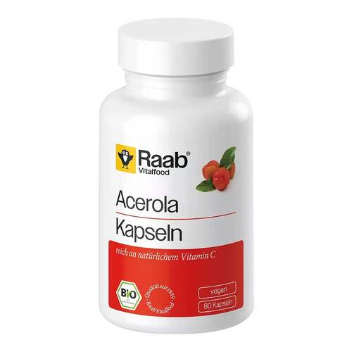 Raab Vitalfood Acerola Kapseln Bio - 1