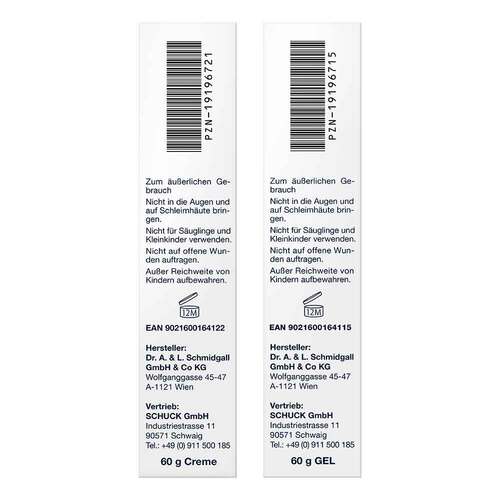 Carmol &Auml;u&szlig;erlich Set Muskelcreme &Schulter-&Nack.Gel - 2