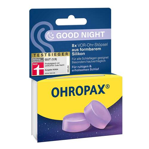 Ohropax Good Night Silikon Vor-Ohr St&ouml;psel - 1