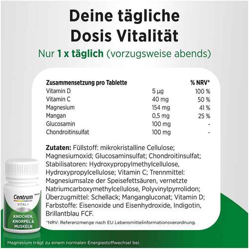 Centrum Vital + Knochen Knorpel &amp; Muskeln Tabletten - 4