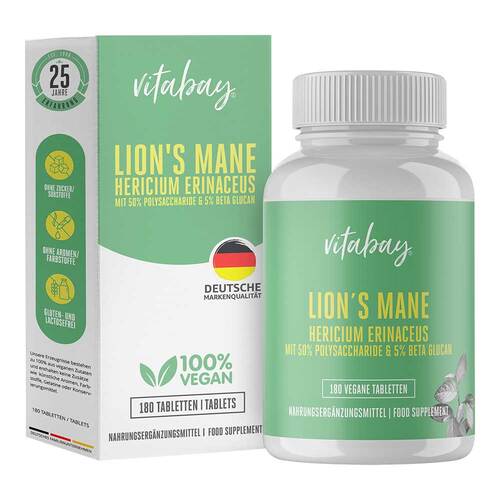 Lion`s Mane Hericium Erinaceus 60000mg hochdos.TAB - 1