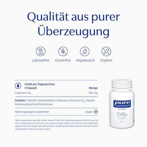 Pure Encapsulations CoQ10 120 mg Kapseln - 5