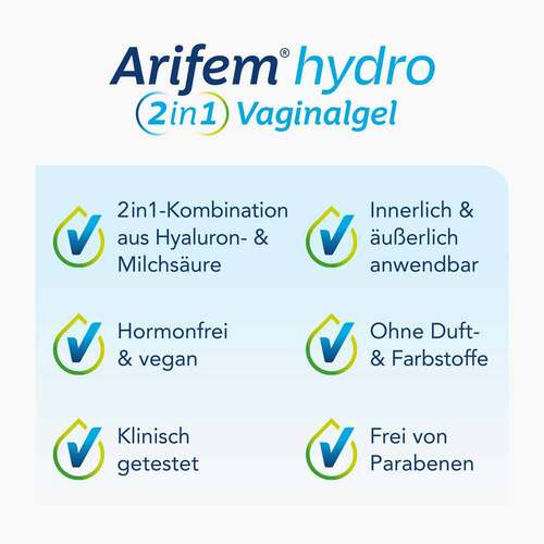Arifem hydro 2in1 Vaginalgel - 5