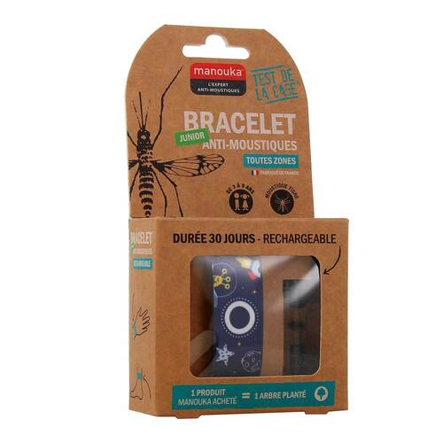 Manouka M&uuml;ckenschutz Armband Junior Weltraum - 1