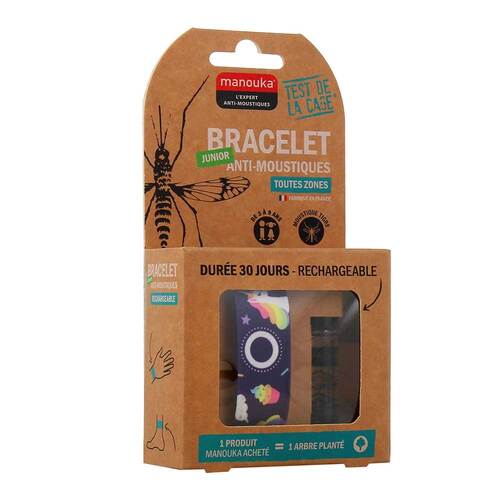 Manouka M&uuml;ckenschutz Armband Junior Einhorn - 1