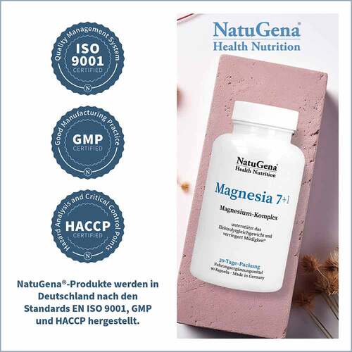 Magnesia 7 + 1 Magnesium-Komplex vegan Kapseln - 4