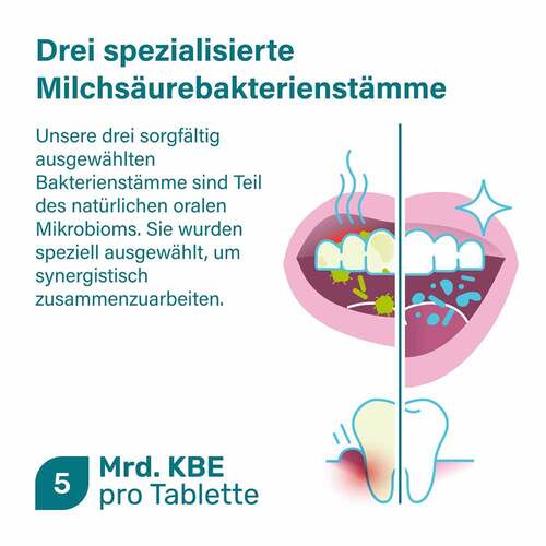 Nupure probadent forte 3 Bakterien Kulturen 5 Mrd. KBE Lutschtabletten - 3