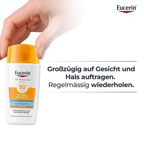 Eucerin Sun Fluid Hydro Protect Face mittel LSF50 +  - 8