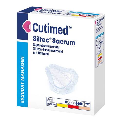 Cutimed Siltec Sacrum 17,5x17,5 cm Kompressen - 1
