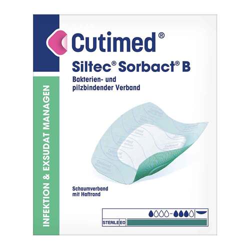 Cutimed Siltec Sorbact B PU-Verband 17,5x17,5 cm - 1