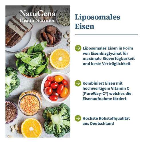 Liposomales Eisen + Vitamin C vegan Kapseln - 2