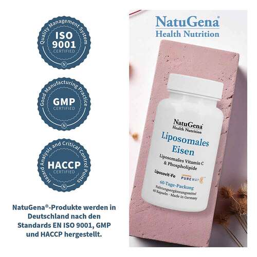 Liposomales Eisen + Vitamin C vegan Kapseln - 4