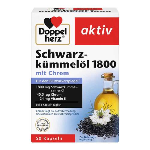 Doppelherz Schwarzk&uuml;mmel&ouml;l 1800 Kapseln - 1