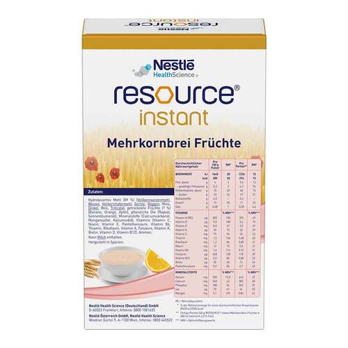 Resource instant Mehrkornbrei Fr&uuml;chte Pulver - 2