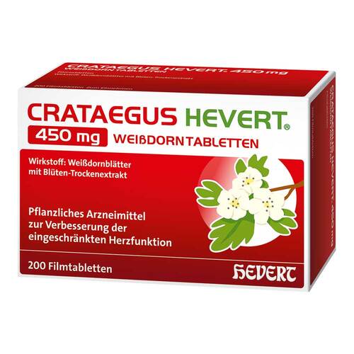 Crataegus Hevert 450 mg Wei&szlig;dorntabletten - 1