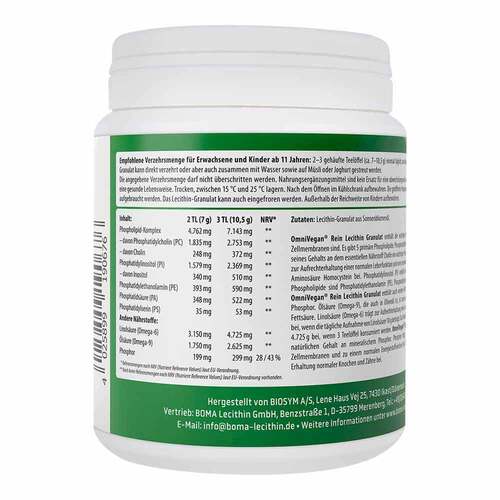 Omnivegan Rein Lecithin Granulat - 2