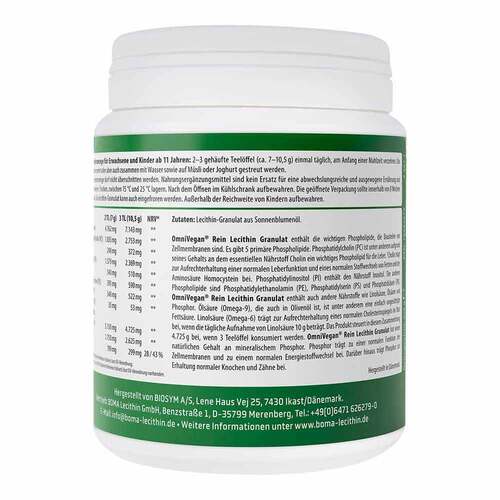 Omnivegan Rein Lecithin Granulat - 3