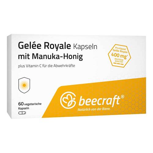 Beecraft Gelee Royale Kapseln mit Manuka-Honig - 1