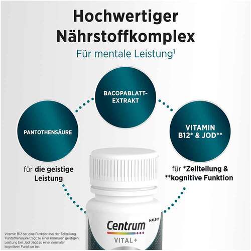 Centrum Vital + Mentale Leistung Kapseln - 4