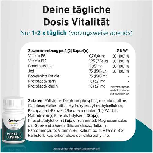 Centrum Vital + Mentale Leistung Kapseln - 5
