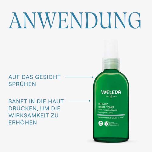 Weleda Refining Hydra Toner mit Flasche - 2