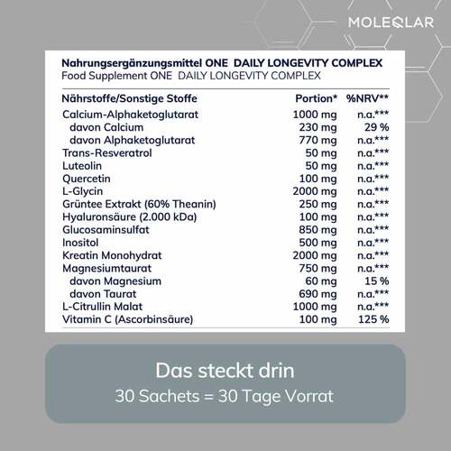 Moleqlar Longevity One Beutel - 4