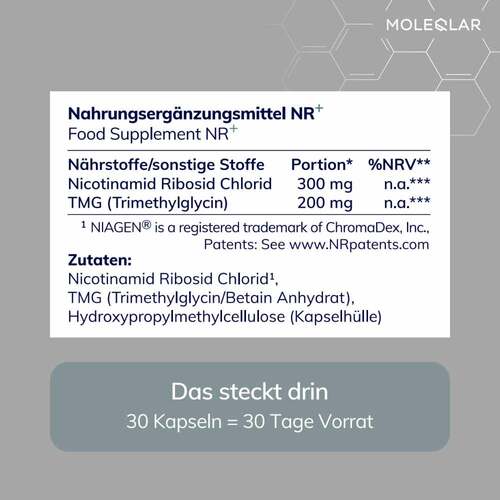 Moleqlar Longevity NR Pro Kapseln - 4