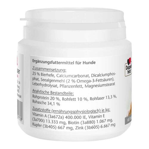 Doppelherz f&uuml;r Tiere Biotin Plus Tabletten f&uuml;r Hunde - 2