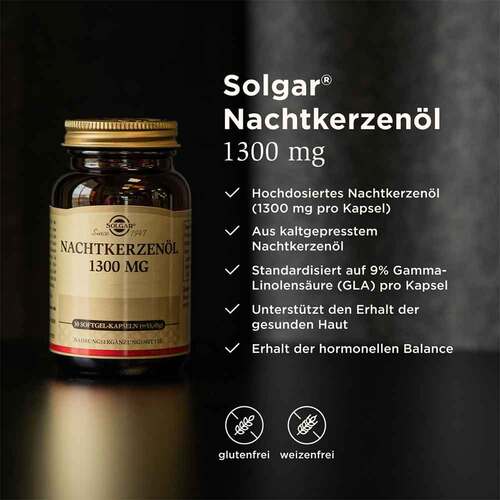 Solgar Nachtkerzen&ouml;l 1300 mg Kapseln - 2