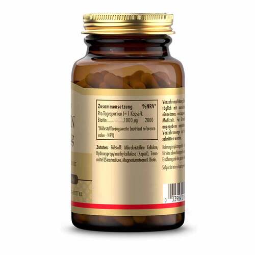 Solgar Biotin 1000 µg Kapseln - 2