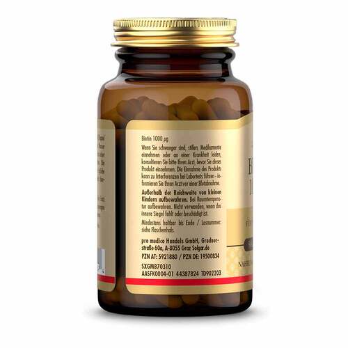 Solgar Biotin 1000 µg Kapseln - 4